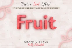 3D Apple Editable Text Effect