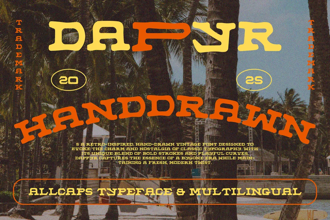 Dappyr - Retro Display Font
