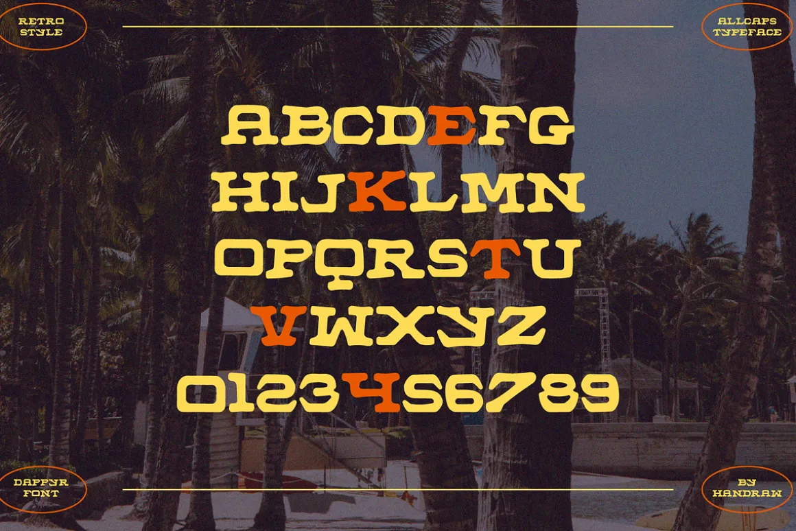 Dappyr - Retro Display Font