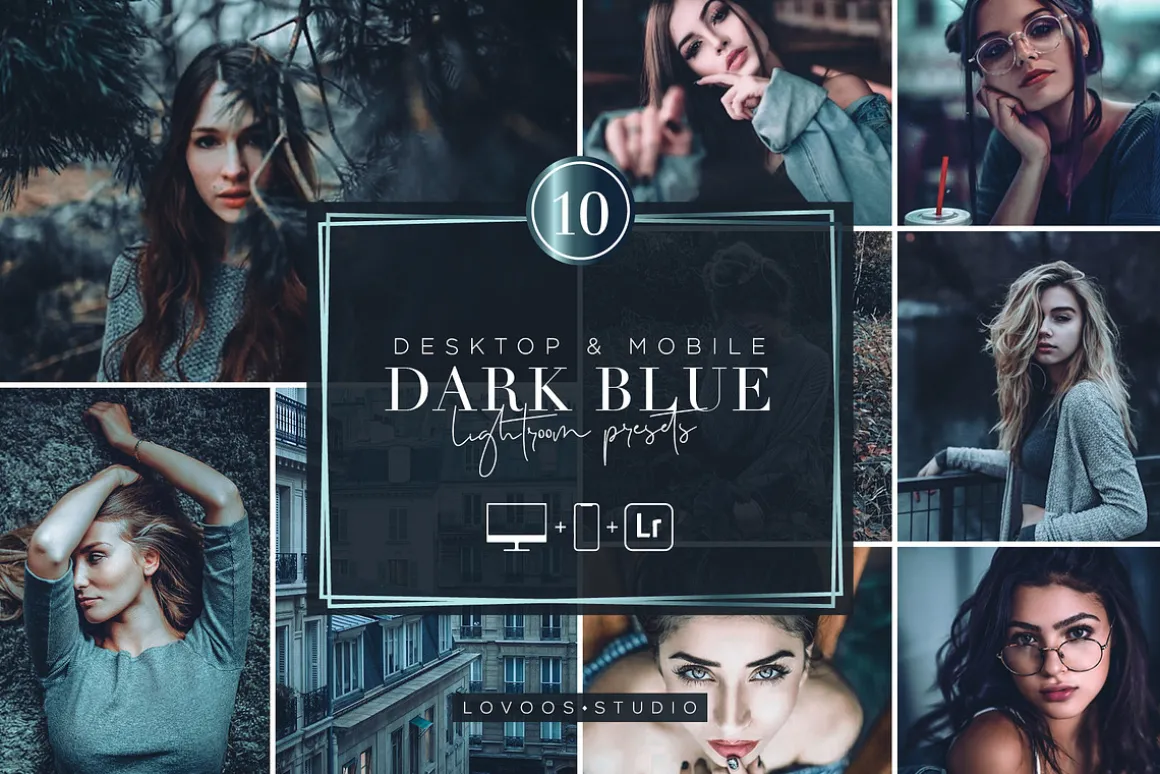 DARK BLUE - Lightroom Presets