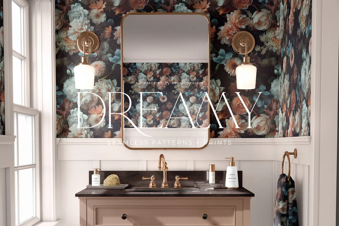 Dark floral patterns & prints