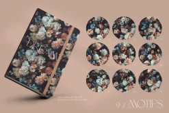 Dark floral patterns & prints