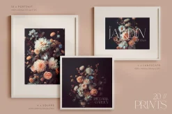 Dark floral patterns & prints