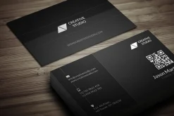Dark Creative Business Card