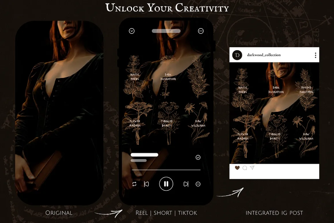 Darkwood Aesthetic Video Bundle