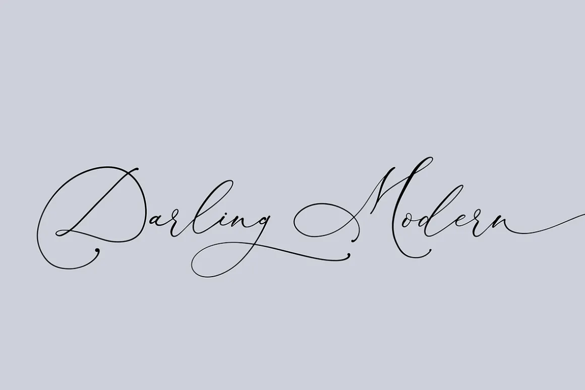 Darling Modern // Luxury Font