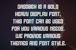 Dasobex - Space Font