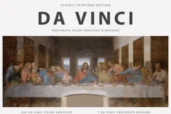 Da Vinci's Art Procreate Brushes