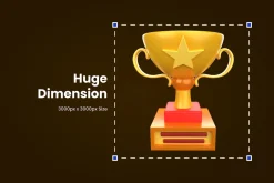 3D Award & Trophy Element
