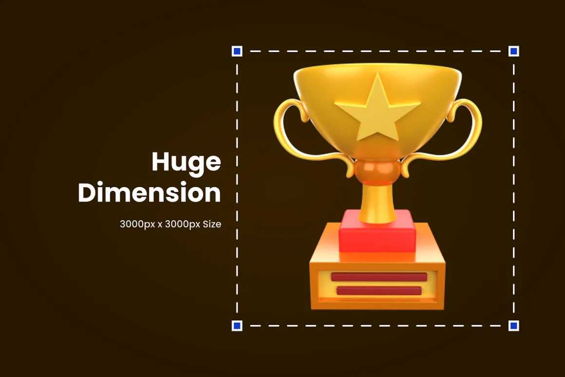 3D Award & Trophy Element
