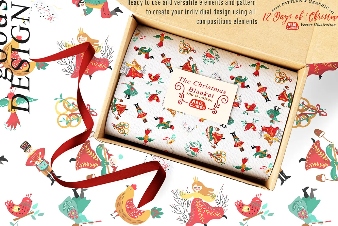 12 Days of Christmas Folk Art