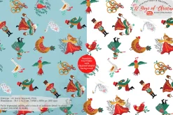 12 Days of Christmas Folk Art