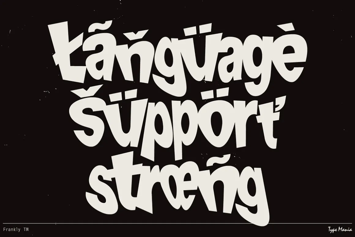 Dazed TM – Warped Font