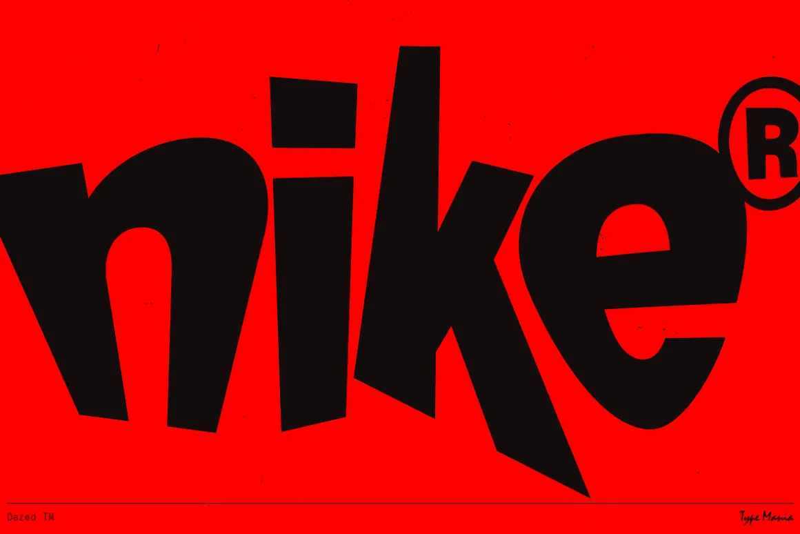 Dazed TM – Warped Font