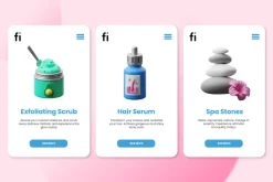 3D Beauty Care Icon Set