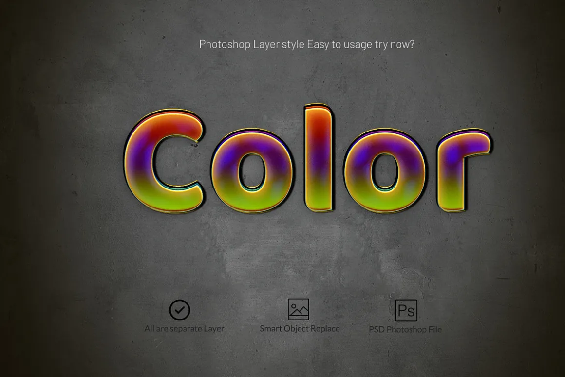 3D Bundle Photoshop Layer Style 2