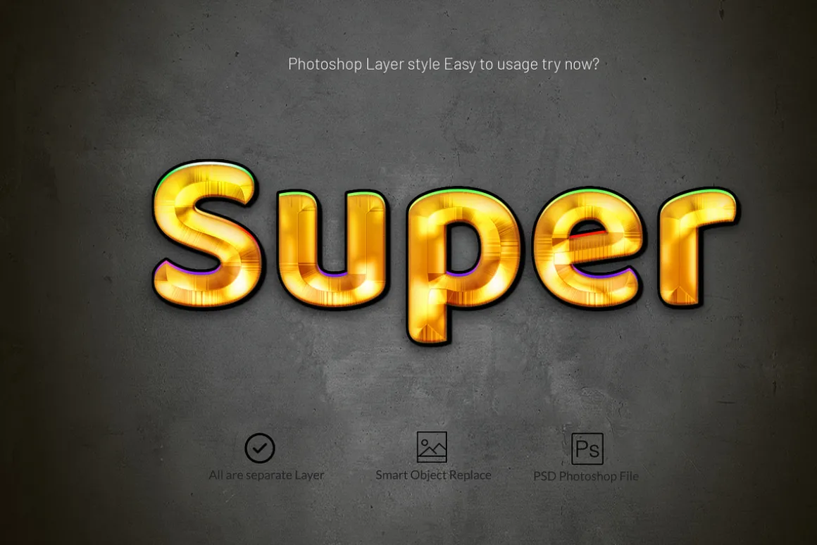 3D Bundle Photoshop Layer Style 2