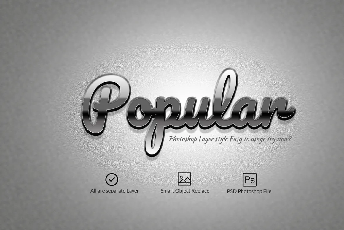 3D Bundle Photoshop Layer Style 2