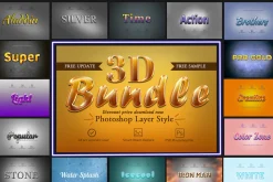 3D Bundle Photoshop Layer Style 2