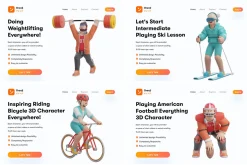 3D Character Sports Pack
