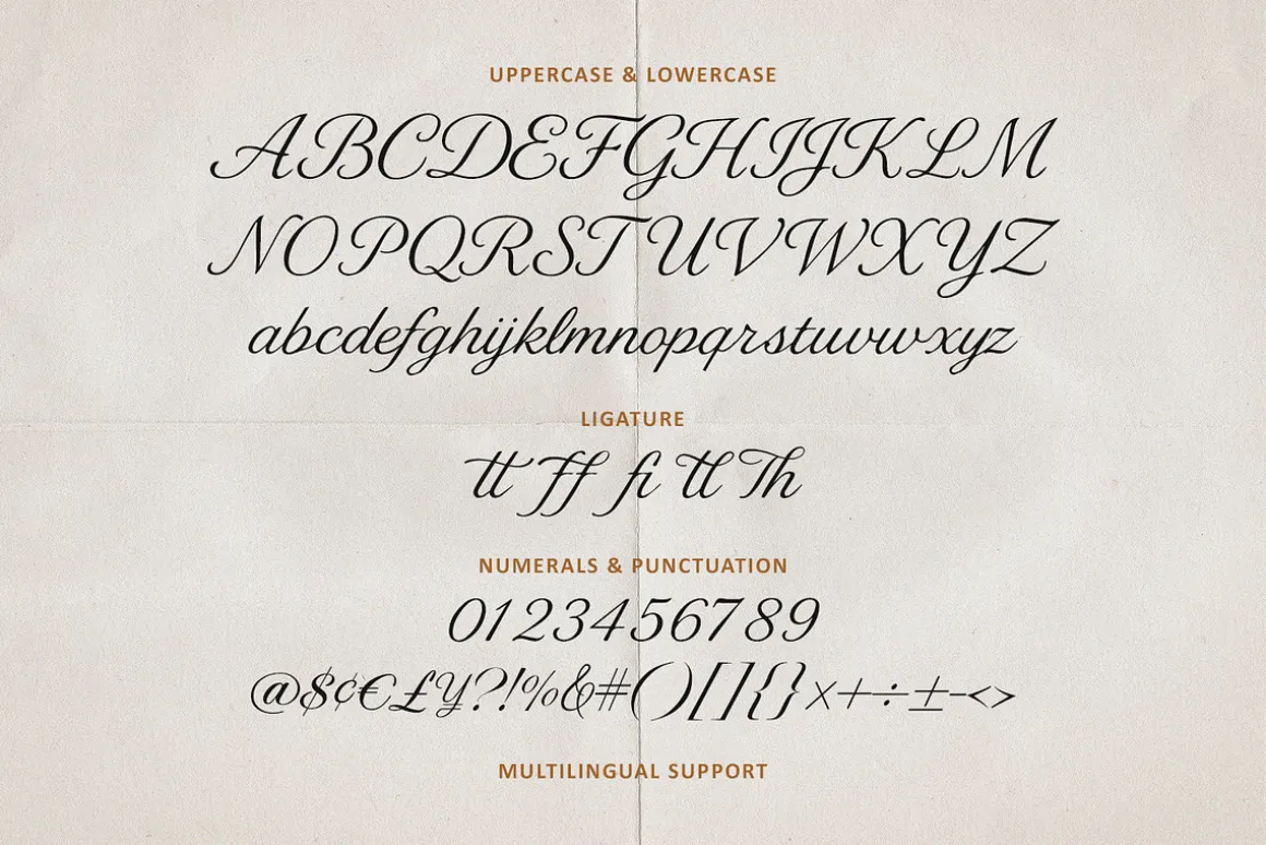 De Lesa Paquetts Classic Script Font