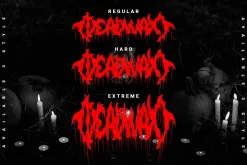 Deadwax - Death Metal Fonts