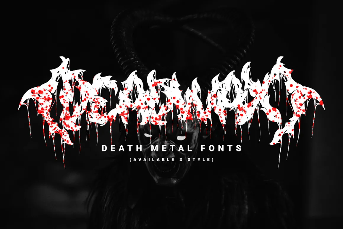 Deadwax - Death Metal Fonts