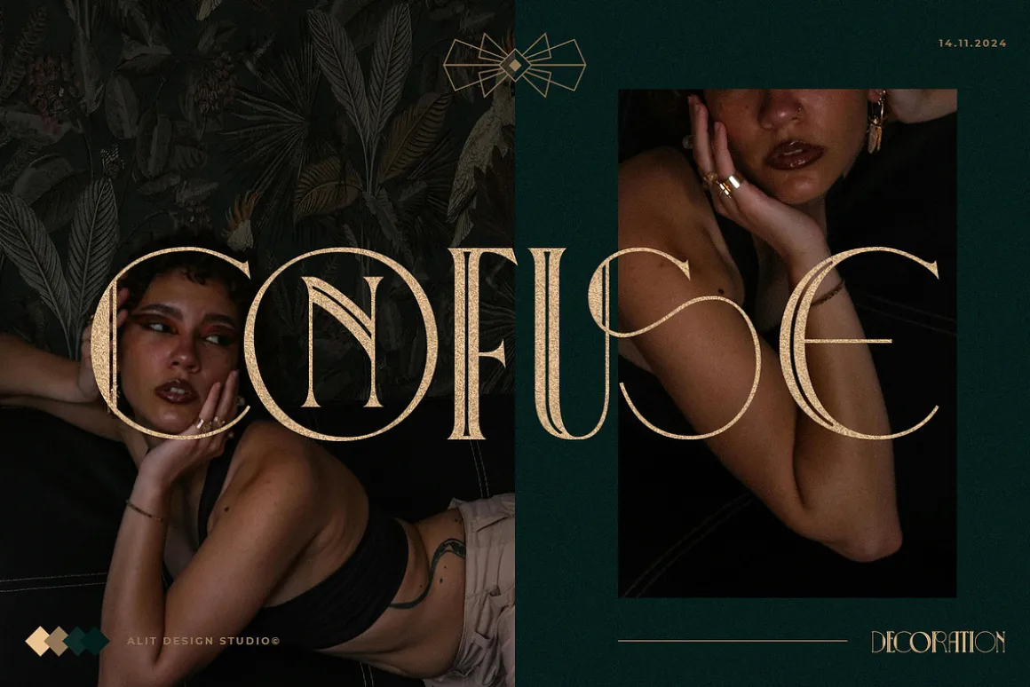 Decobra Art Deco Font