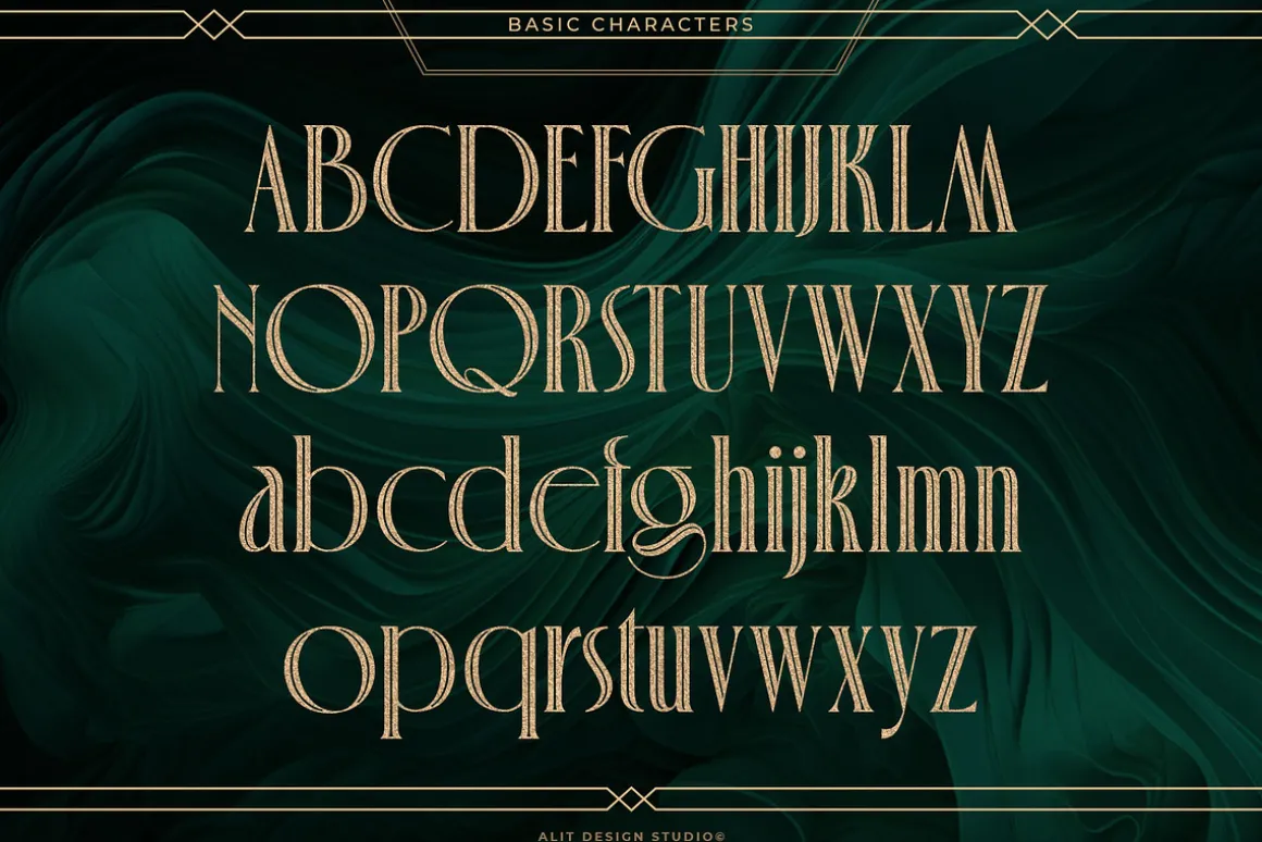Decobra Art Deco Font