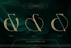 Decobra Art Deco Font