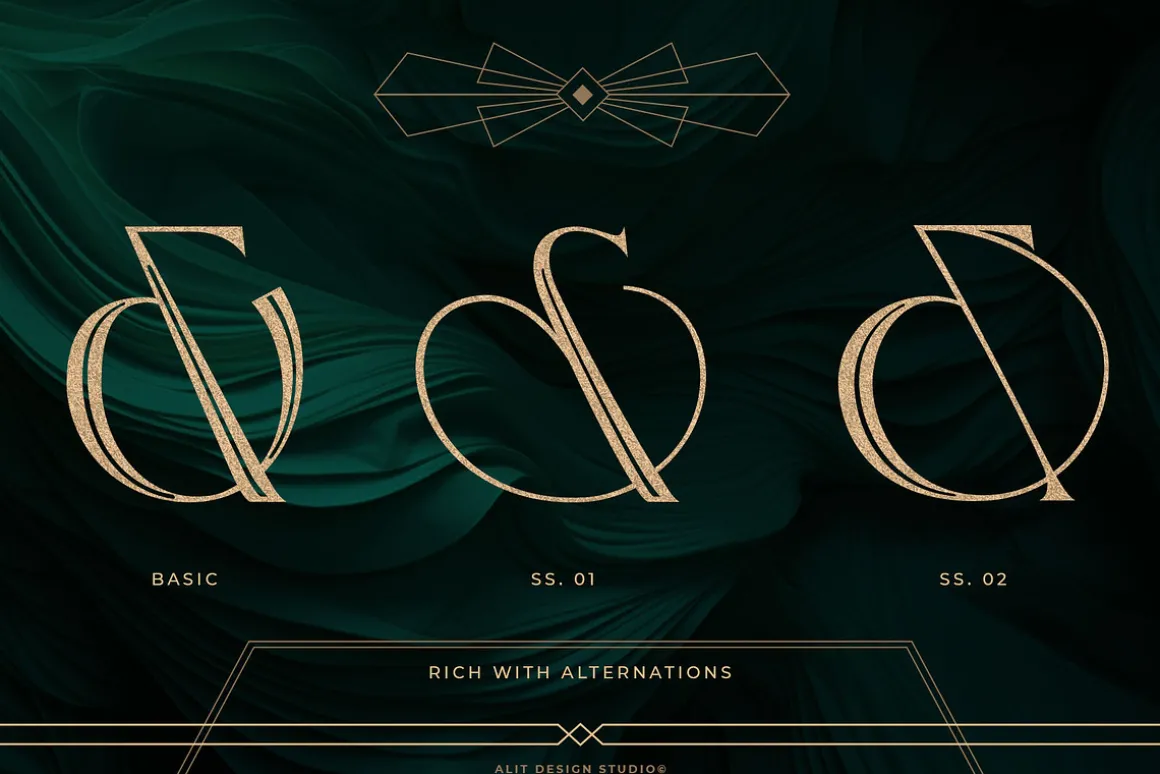 Decobra Art Deco Font