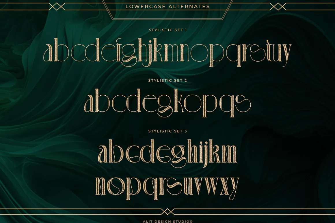 Decobra Art Deco Font
