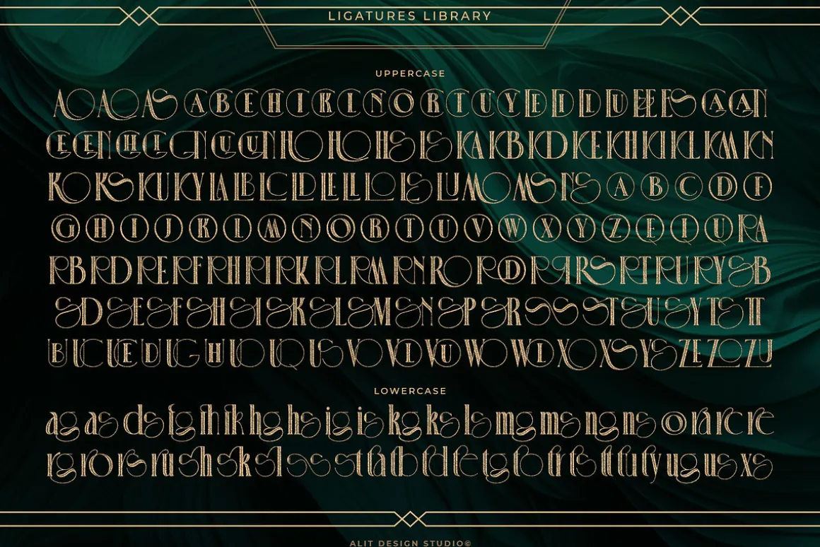 Decobra Art Deco Font