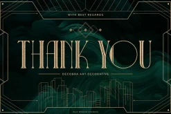 Decobra Art Deco Font