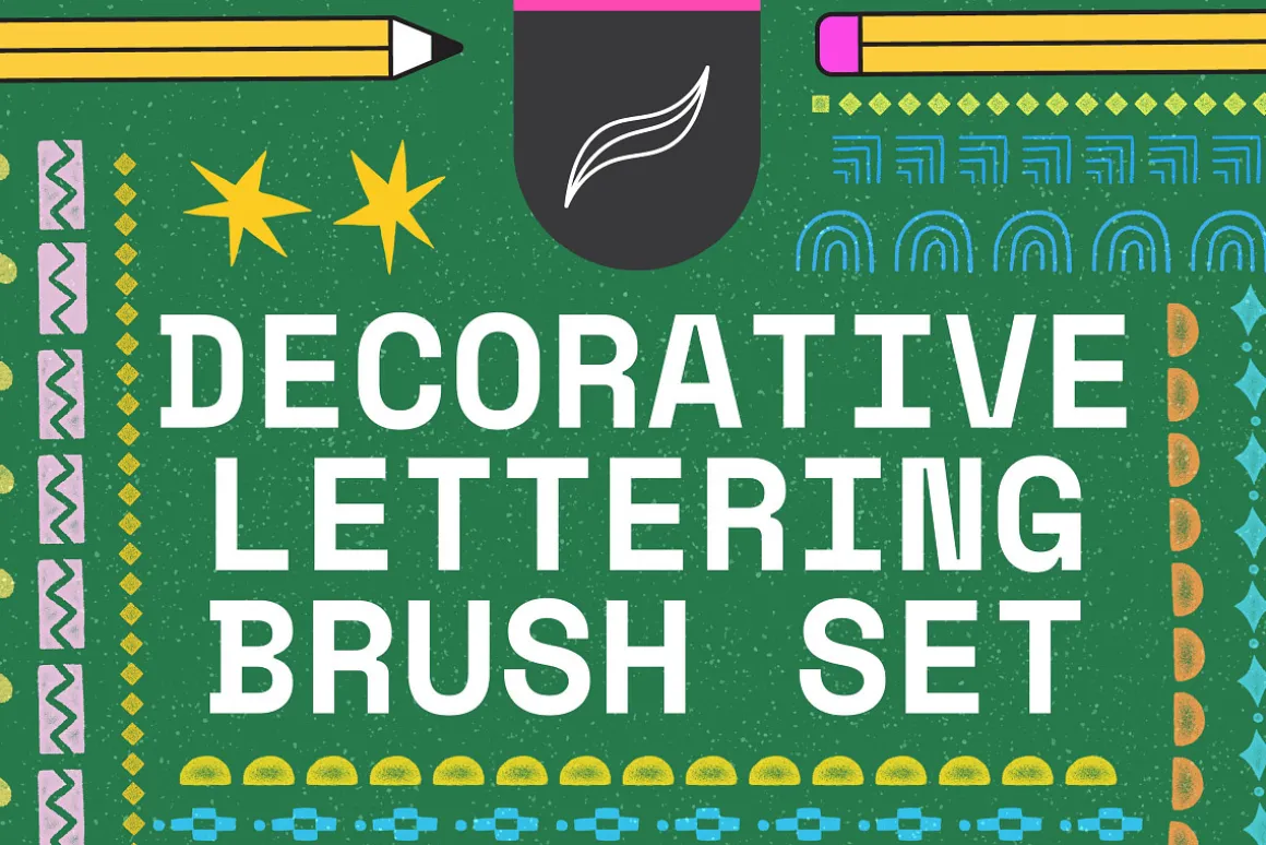 Decorative Procreate Brush Lettering