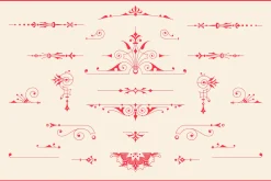 Decorative Vector Ornaments Bundle