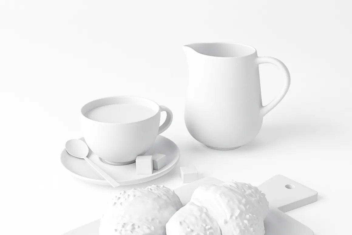 Decor Set Chocolate Croissant