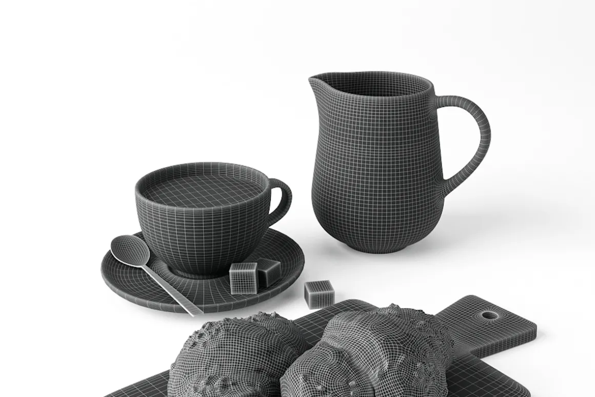 Decor Set Chocolate Croissant