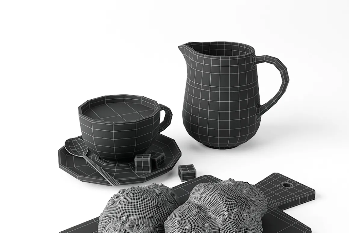 Decor Set Chocolate Croissant