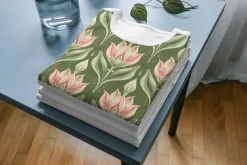10 Deco Tulips Seamless Patterns