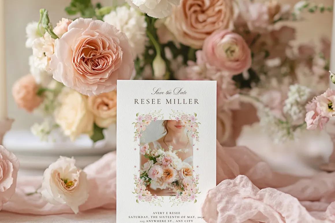 Delicate Pastel Watercolor Flowers