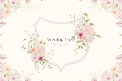 Delicate Pastel Watercolor Flowers