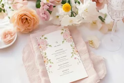 Delicate Pastel Watercolor Flowers