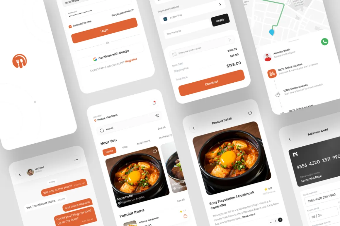 Delifood - Food Deliver App UI Kit