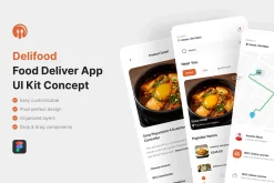 Delifood - Food Deliver App UI Kit