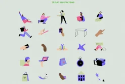 Delivery Flat Characters