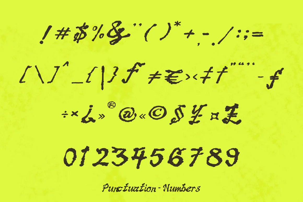 Delth - Gritty Shoegaze Font