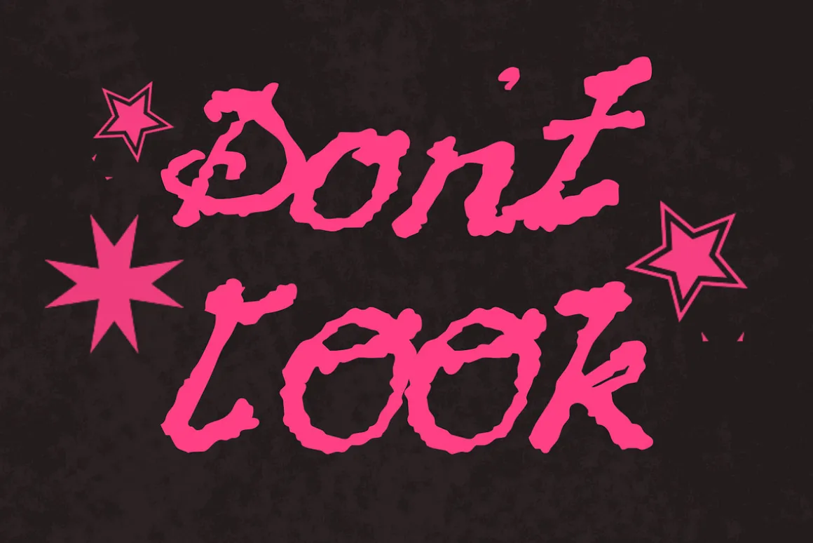 Delth - Gritty Shoegaze Font