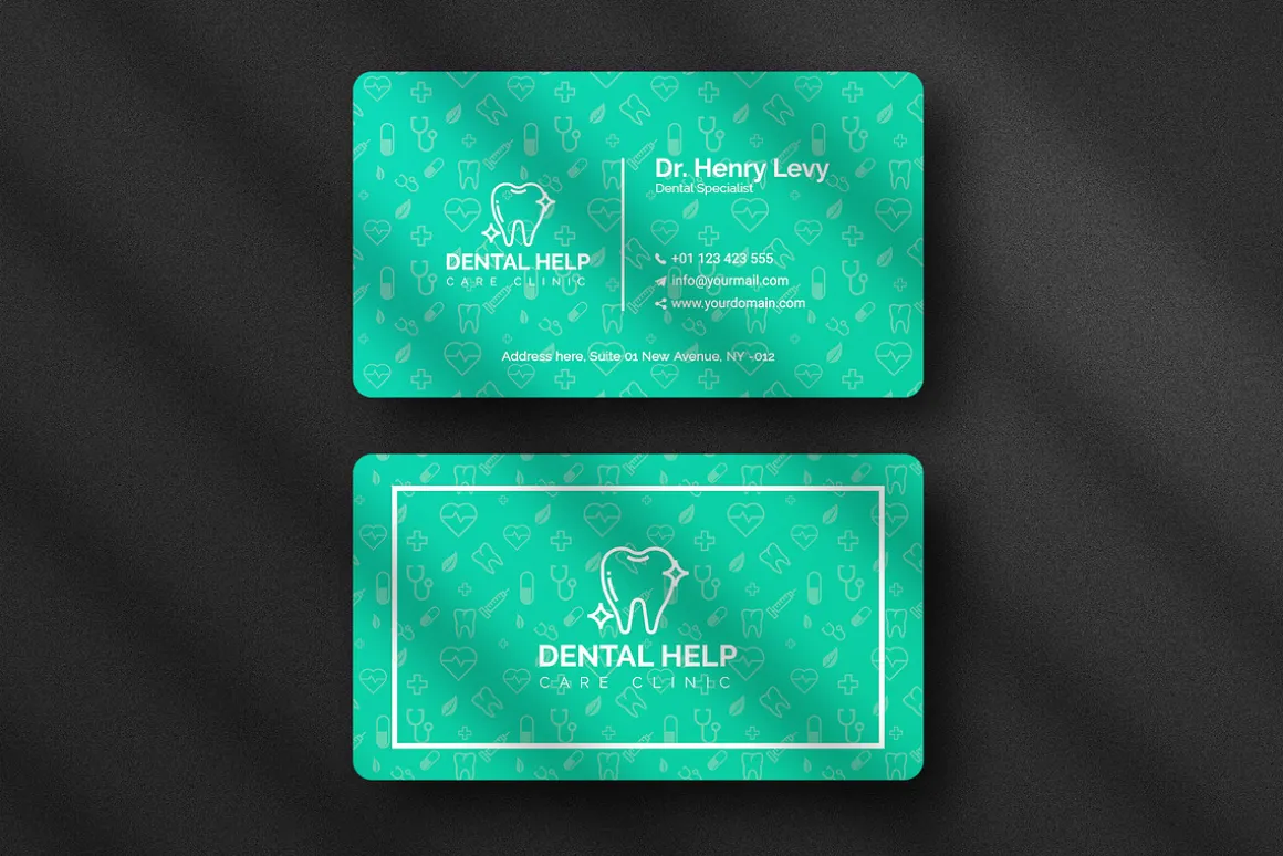 Dental Business card & 3 Mock-up