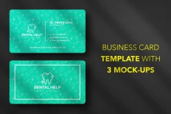 Dental Business card & 3 Mock-up